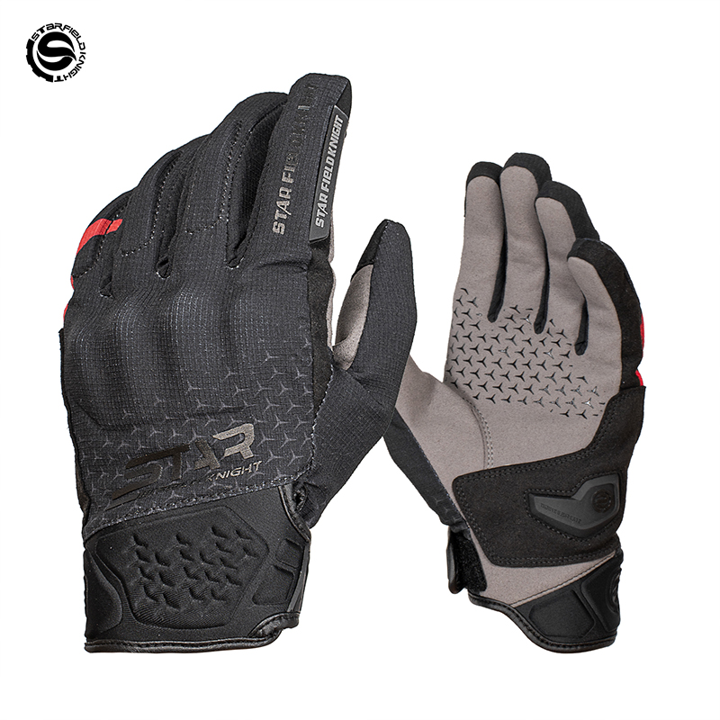Cycling Gear Black - SFK Black Motorcycle Cycling Gloves Waterproof