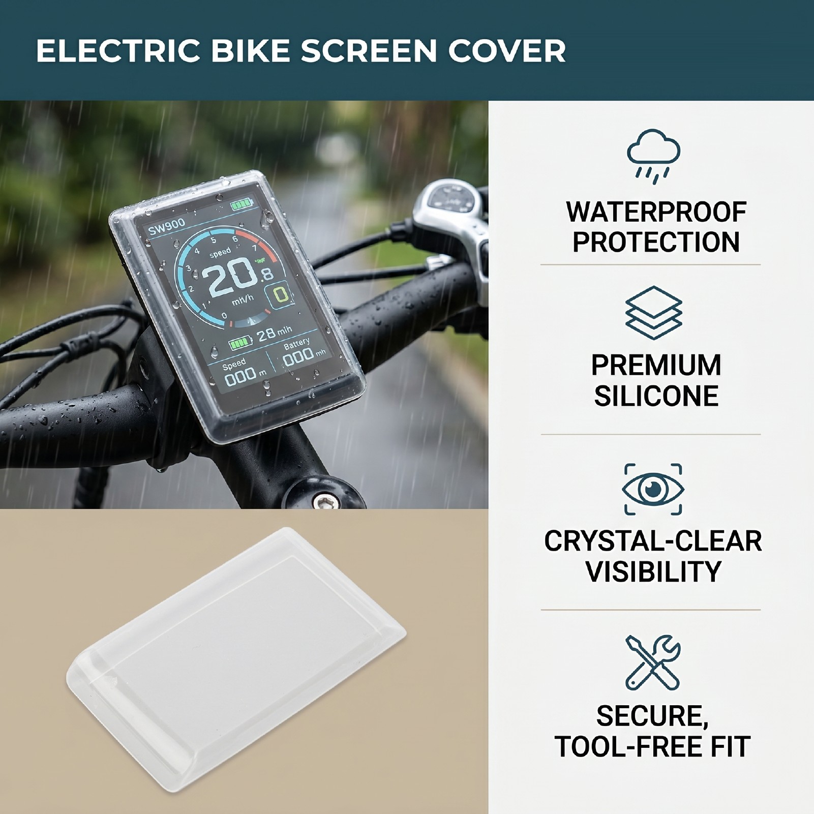 Electric Bike Screen Cover Fit - Bike Speedometer 评论和价格