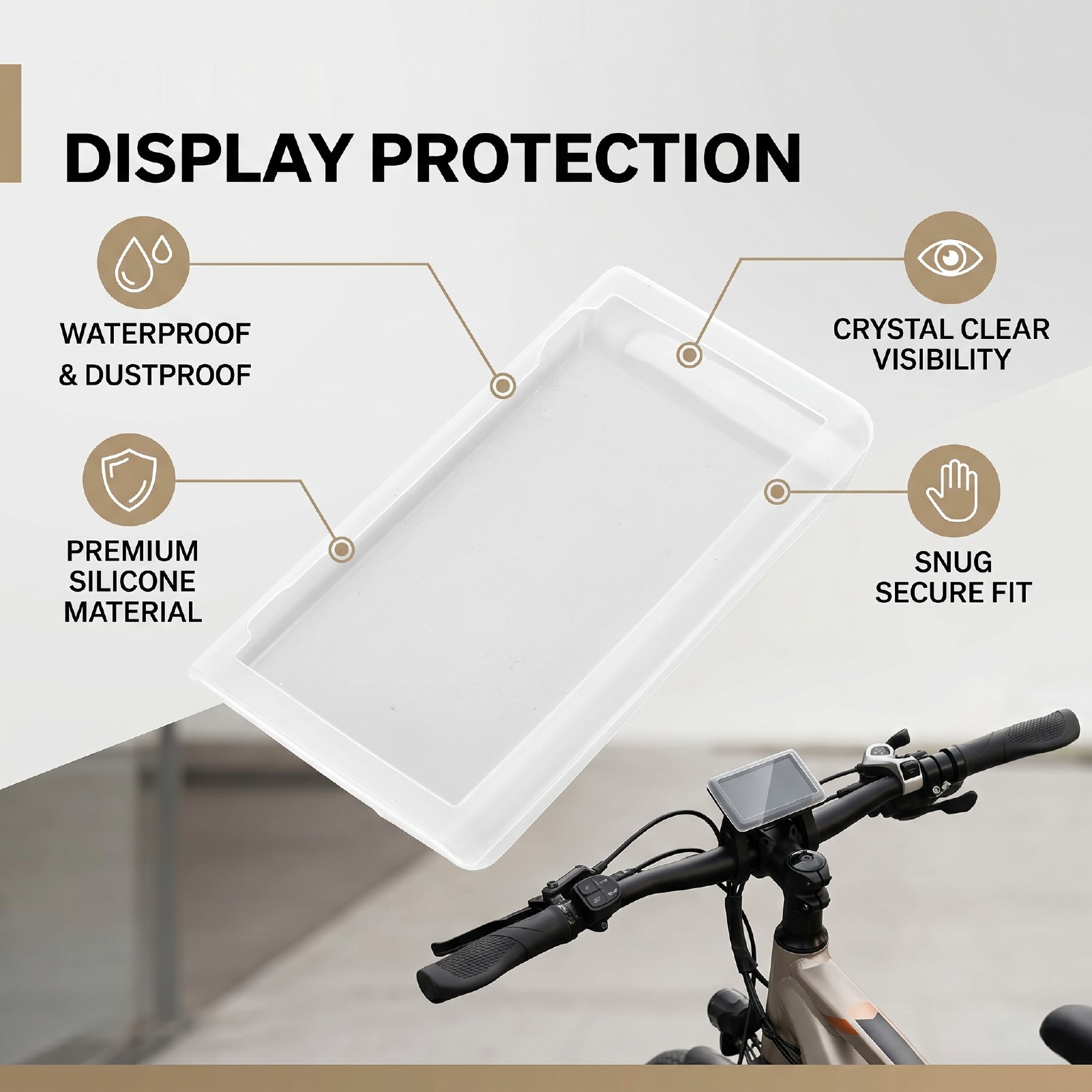 Electric Bike Screen Cover Fit - Bike Speedometer 评论和价格