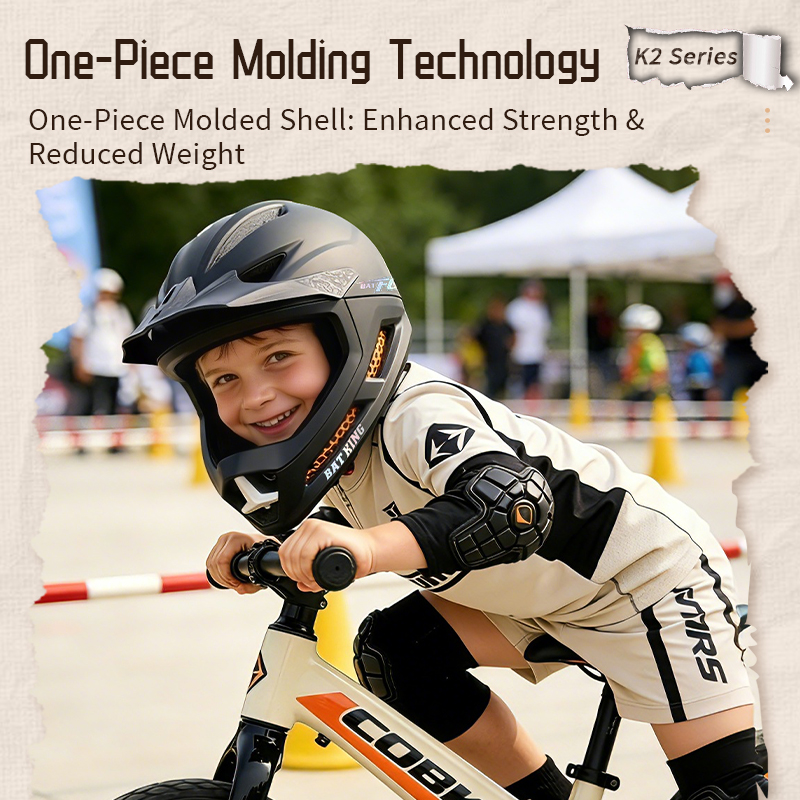 BATFOX Kids Full Face Cycling  - Cycling Safety Gear For Kids 评论和价格