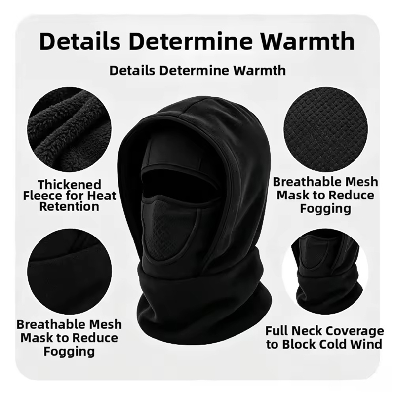 Winter Balaclava Face Mask, Wi - Cycling Gear To Keep You Warm 评论和价格