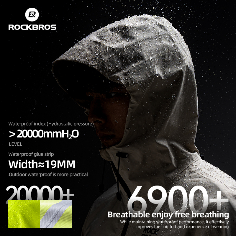 ROCKBROS Waterproof Cycling Ja - Cycling Gear Rain 评论和价格