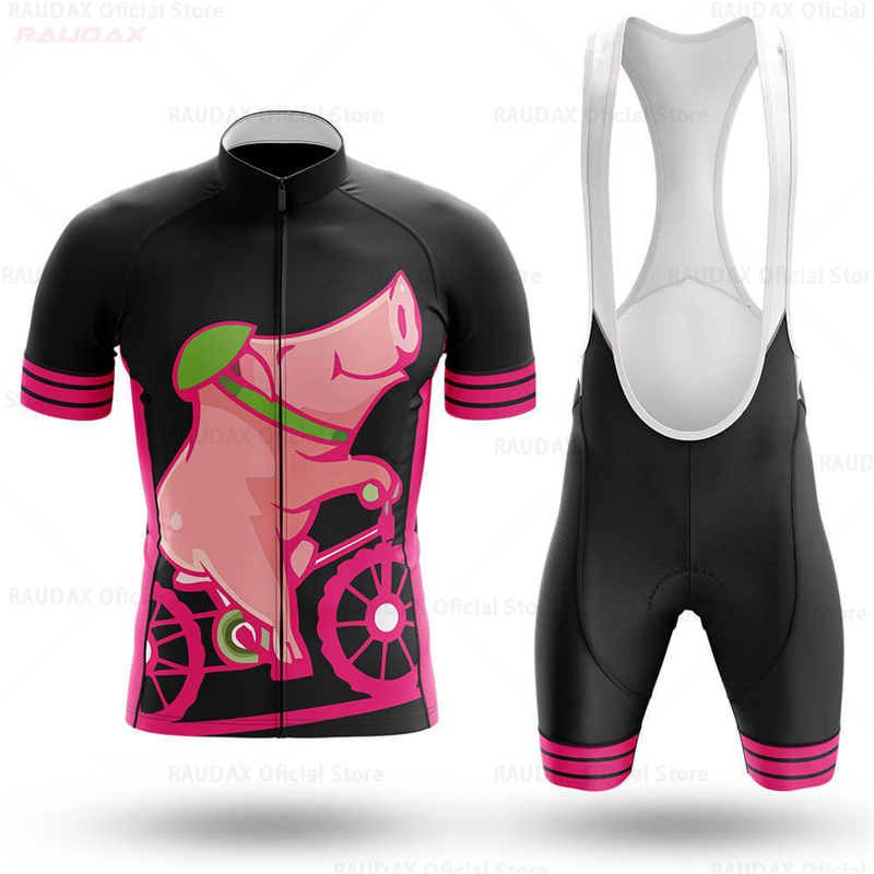 Men's Funny Pig Cartoon Anime  - Cycling Gear Lycra 评论和价格