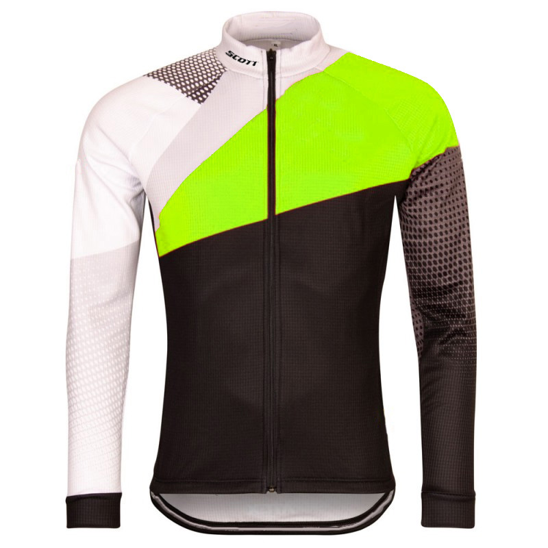 Pro cycling Jacket, Green Long - Cycling Gear Lycra 评论和价格