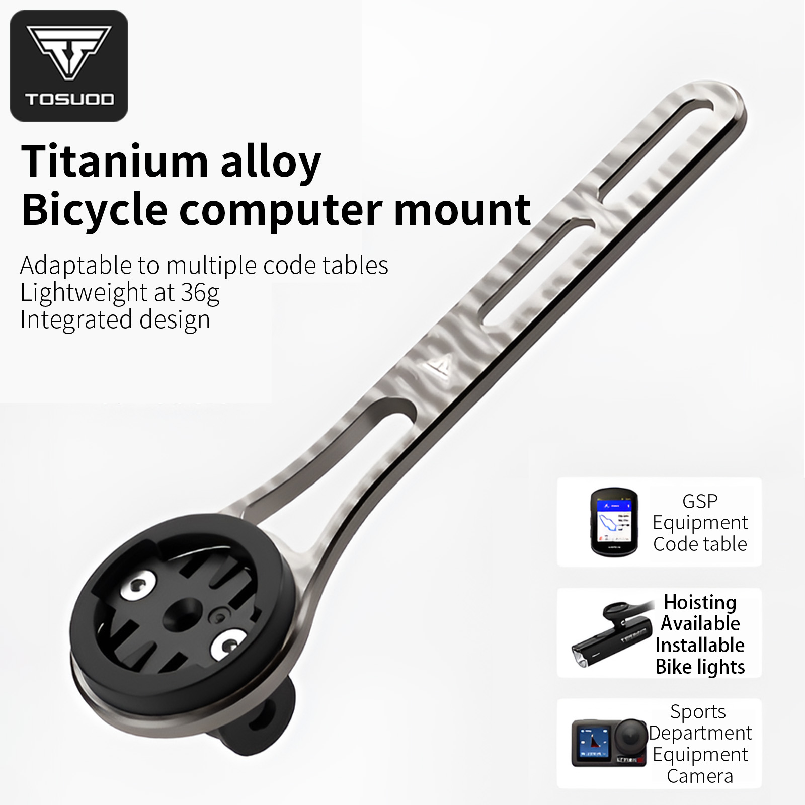 TOSUOD Titanium Alloy Integrat - Bike Speedometer 评论和价格