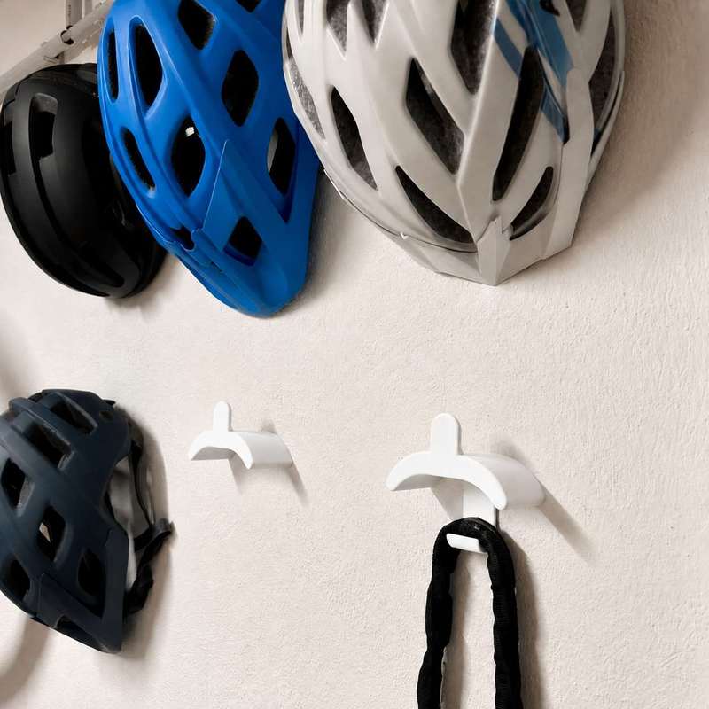 Wall Mount Bike Helmet Storage - Cycling Gear Wall Storage 评论和价格