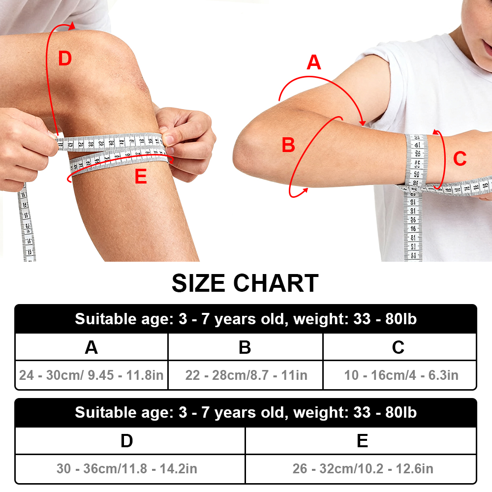 Kids Bike Helmet Knee Elbow Wr - Cycling Protective Gear Kids 评论和价格