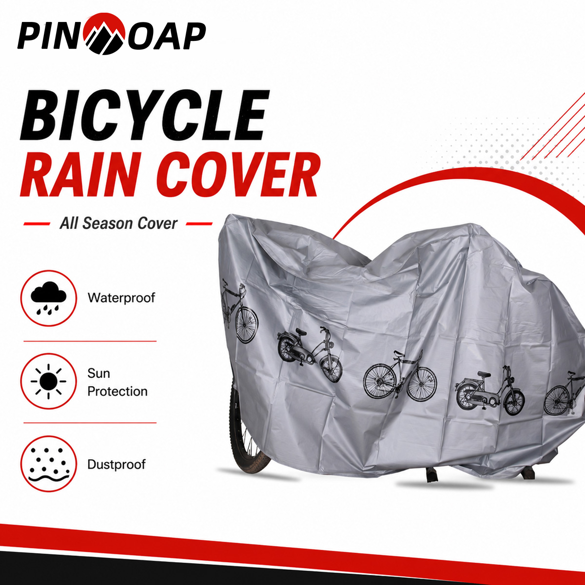 PINMOAP Universal Bicycle Rain - Cycling Gear Waterproof 评论和价格