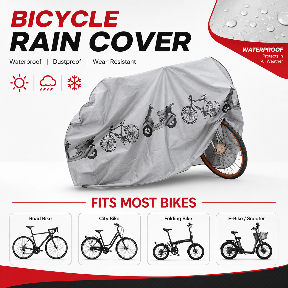 PINMOAP Universal Bicycle Rain - Cycling Gear Waterproof 评论和价格