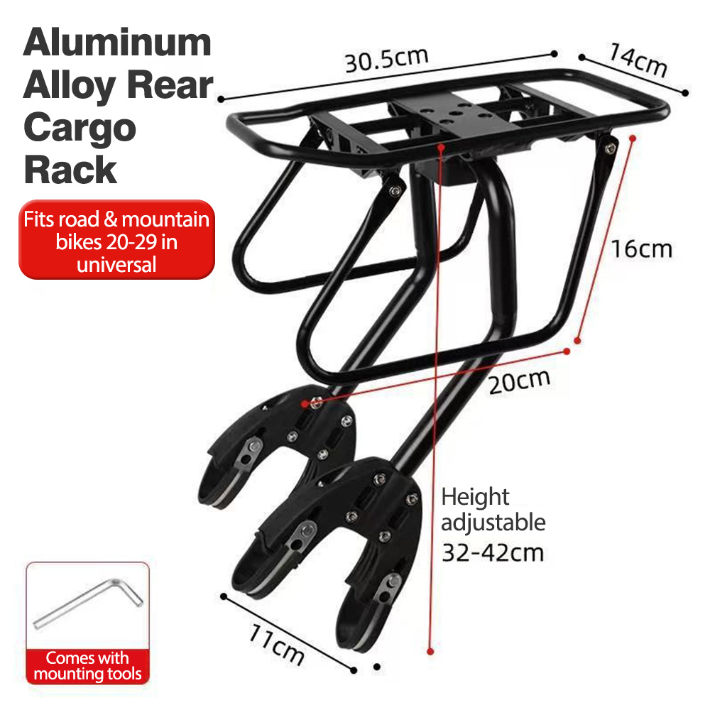 NEWBOLER Rear Bike Rack Alumin - Cycling Gear Storage Rack 评论和价格