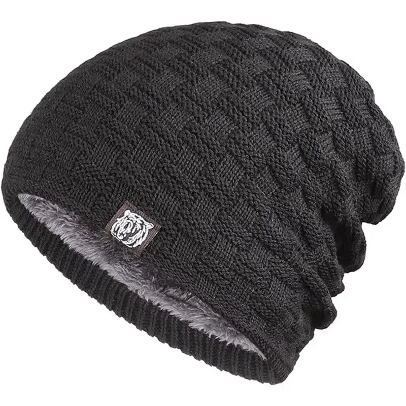 Mens Plush Lining Beanie Winte - Cycling Gear To Keep You Warm 评论和价格
