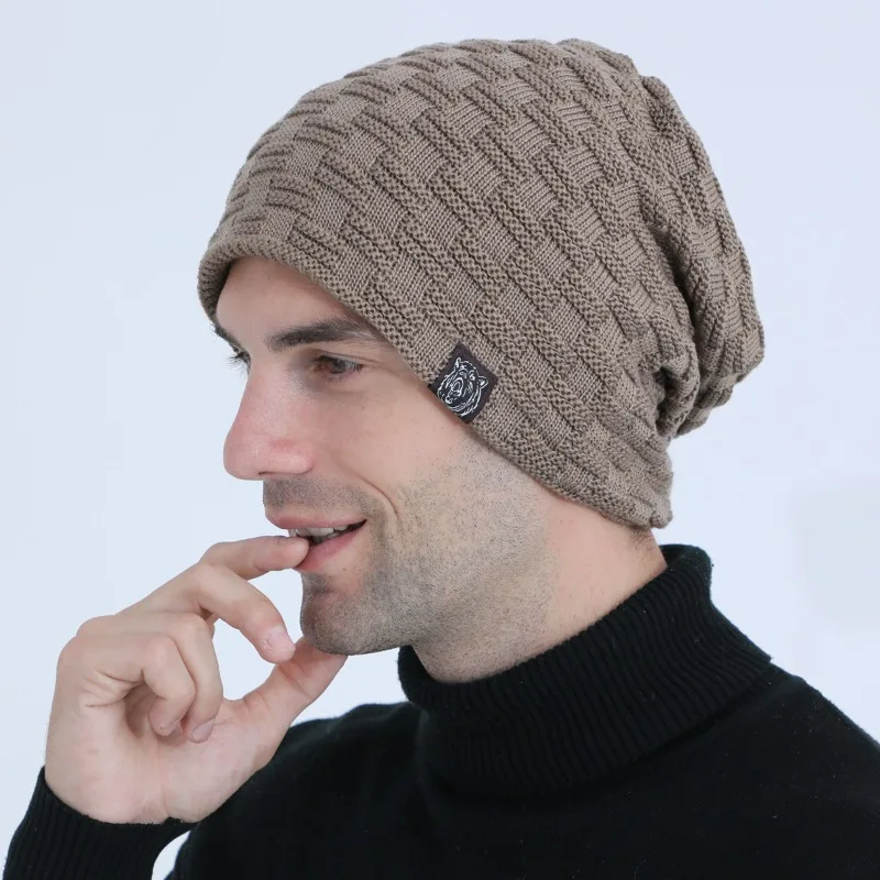 Mens Plush Lining Beanie Winte - Cycling Gear To Keep You Warm 评论和价格