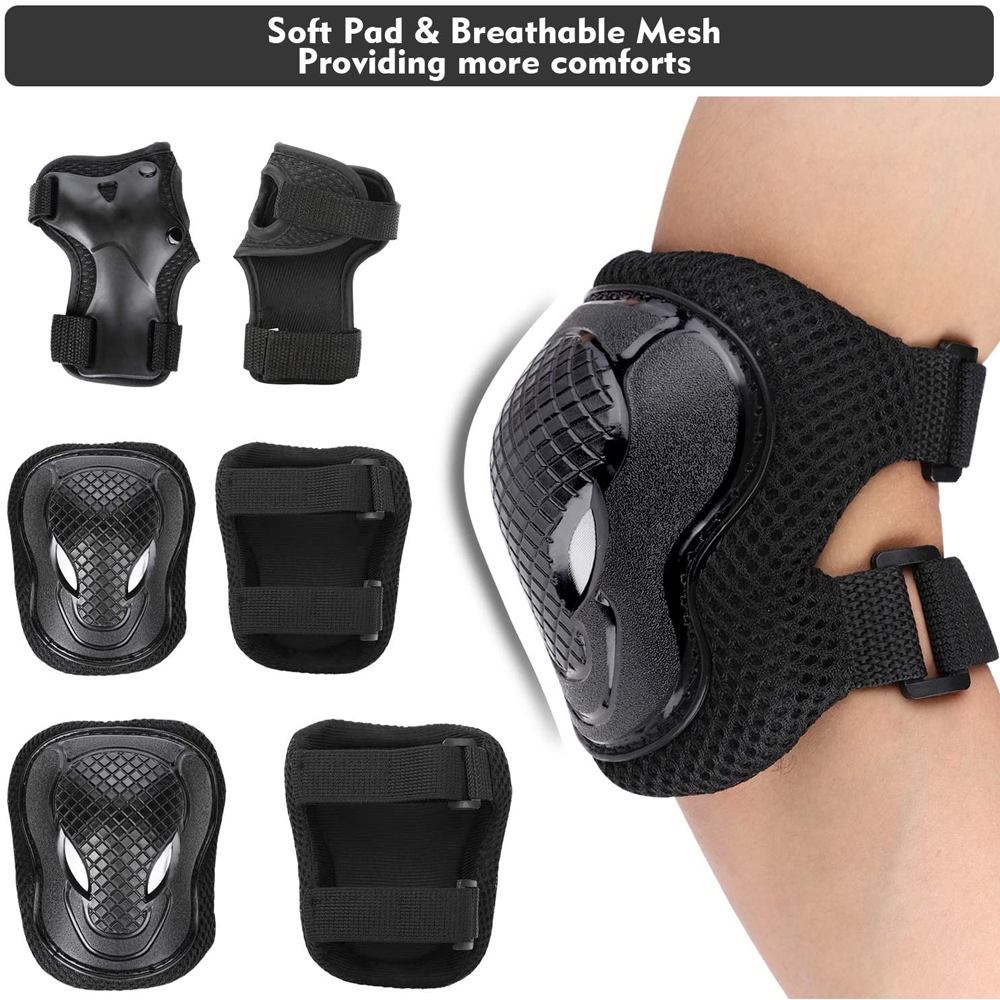 GOMOREON 6Pcs/Set Kids Safety  - Cycling Protective Gear Kids 评论和价格