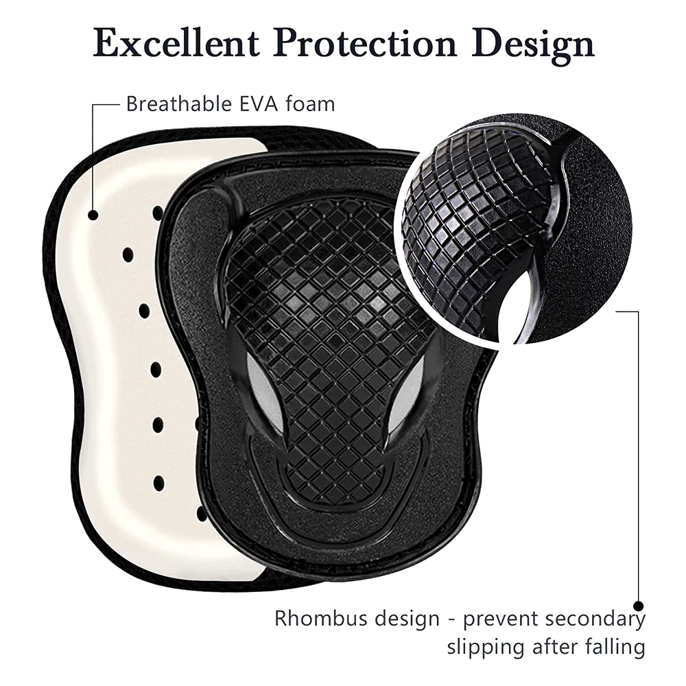 GOMOREON 6Pcs/Set Kids Safety  - Cycling Protective Gear Kids 评论和价格
