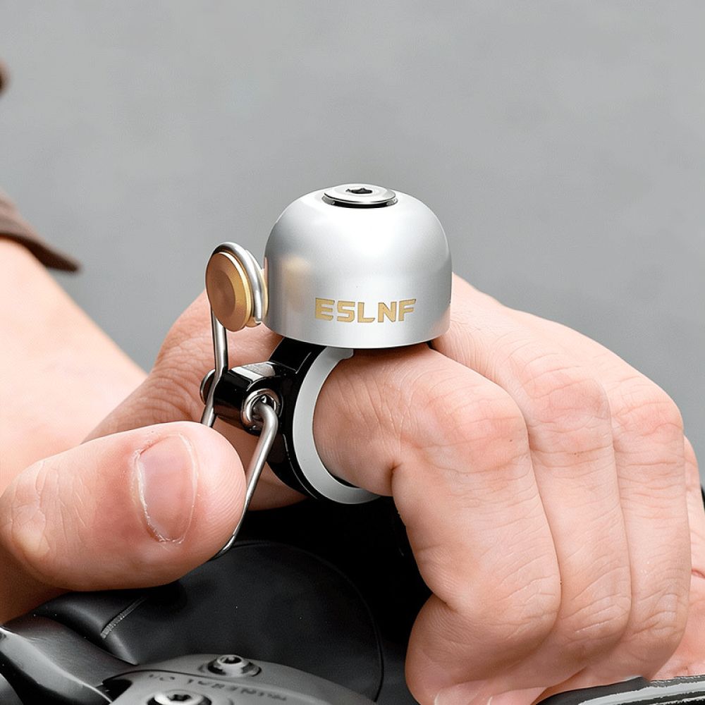 For For Eslnf Bicycle Bell Alu - Cycling Gear Black 评论和价格