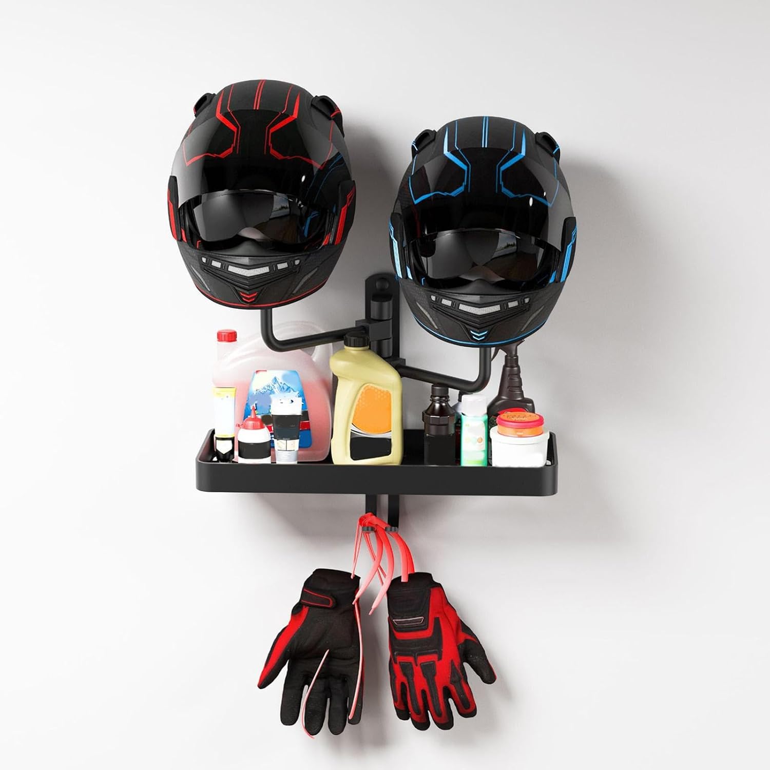 Aluminium Helmet Holder with S - Cycling Gear Wall Storage 评论和价格