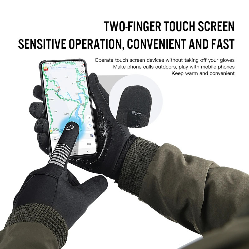 Winter Cycling Gloves for Men  - Cycling Gear Waterproof 评论和价格