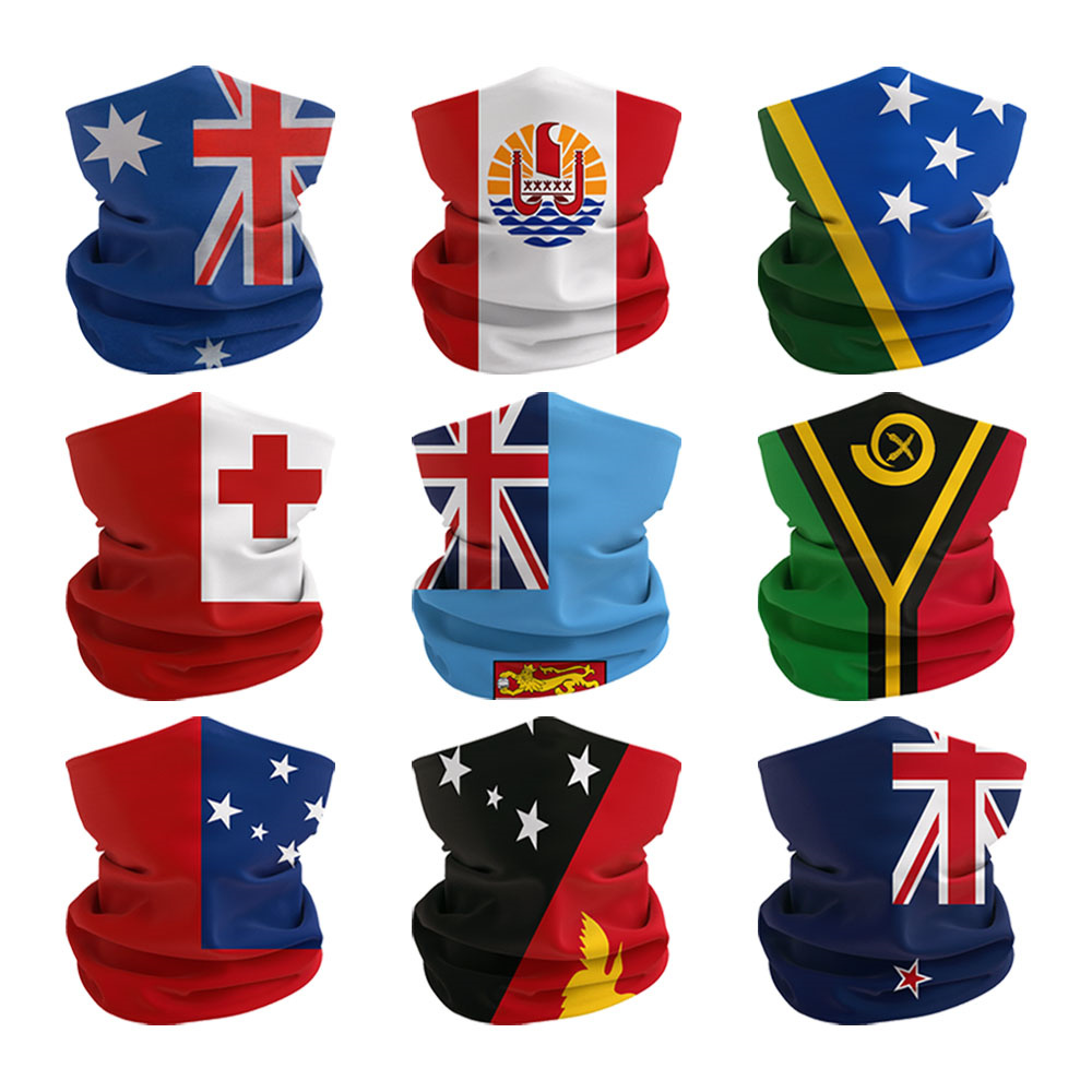 Oceania National Flags Face Ba - Cycling Gear Australia 评论和价格