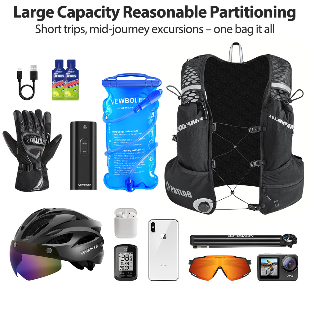 8L Breathable Hydration Vest P - Cycling Gear Organizer Bag 评论和价格